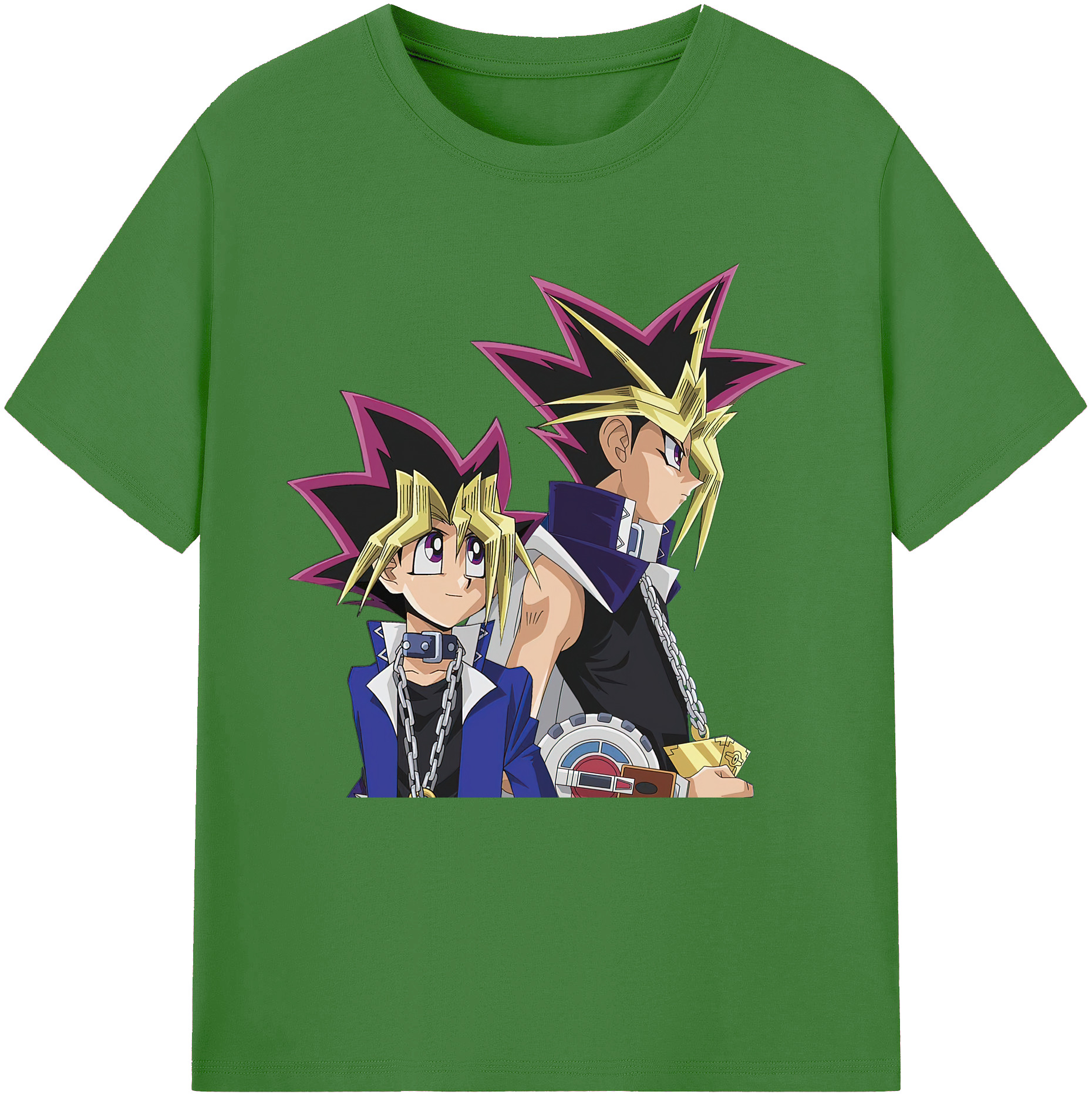 （画像用） 遊☆戯☆王 Yu-Gi-Oh! レディースカジュアルプリントTシャツ（綿100％）